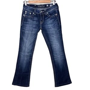 Miss Me Jewel Bootcut Jeans JP5497B Embroidered Pockets Y2K
